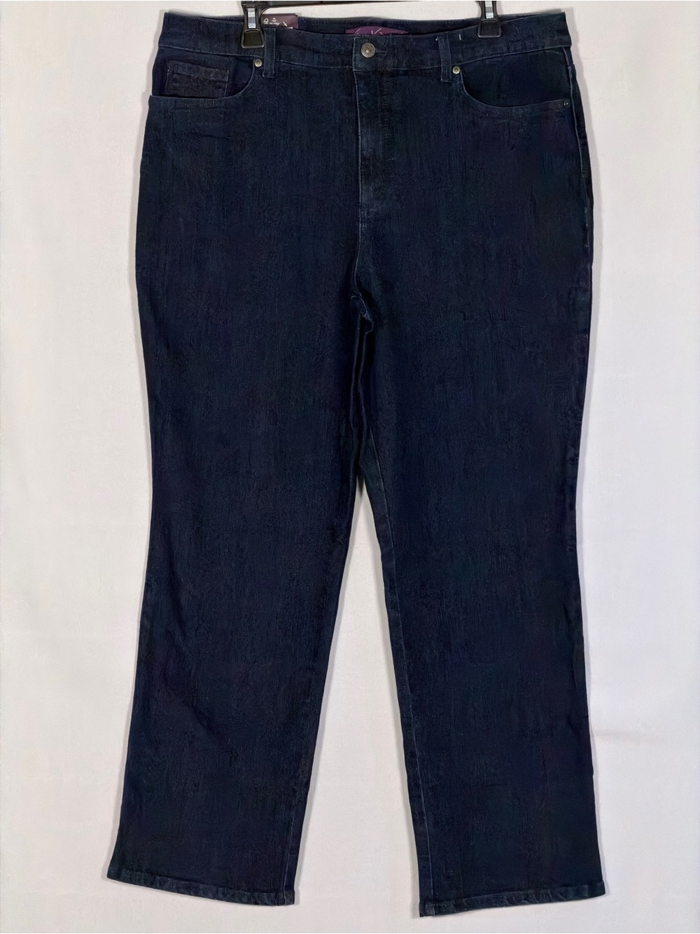Gloria Vanderbilt Amanda Jeans Womens 18 Short Portland Dark Wash Tapered NWT